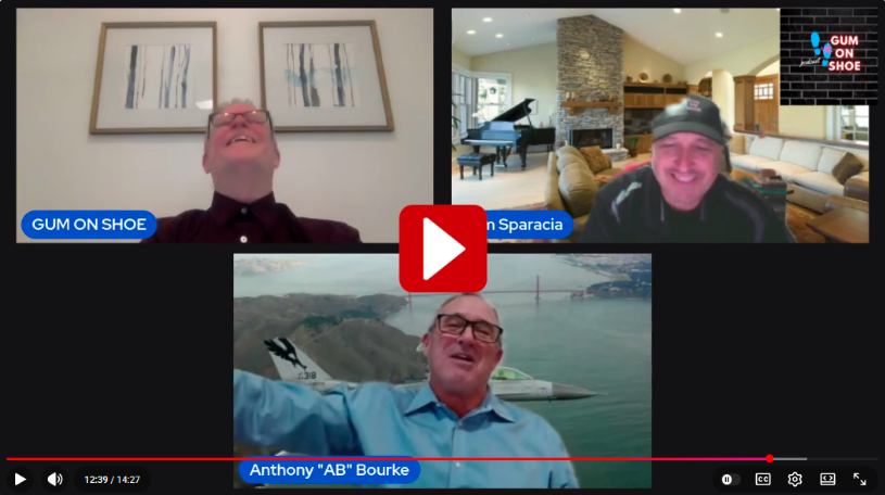 gum on shoe podcast interview